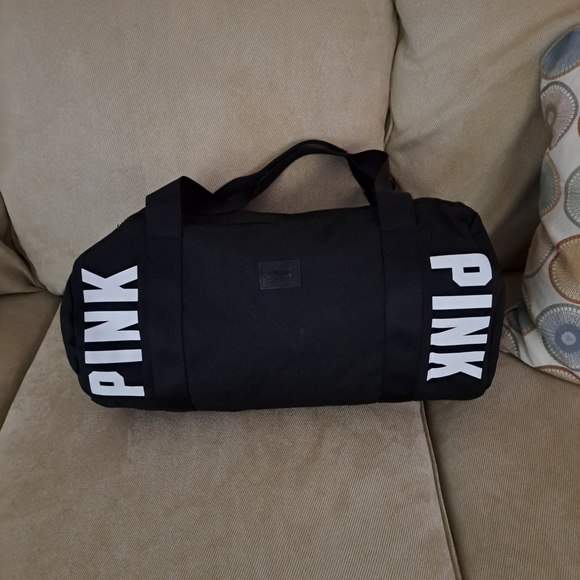 NWOT "PINK" by Victoria Secret Double Strap Duffle Bag Unisex - Picture 8 of 12